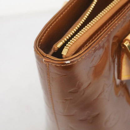 Louis Vuitton Tote Bag Vernis Houston M91122 Bronze Ladies