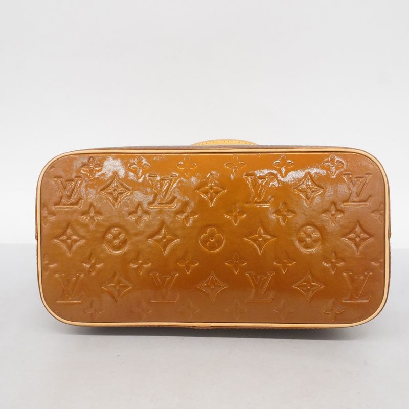 Louis Vuitton Tote Bag Vernis Houston M91122 Bronze Ladies