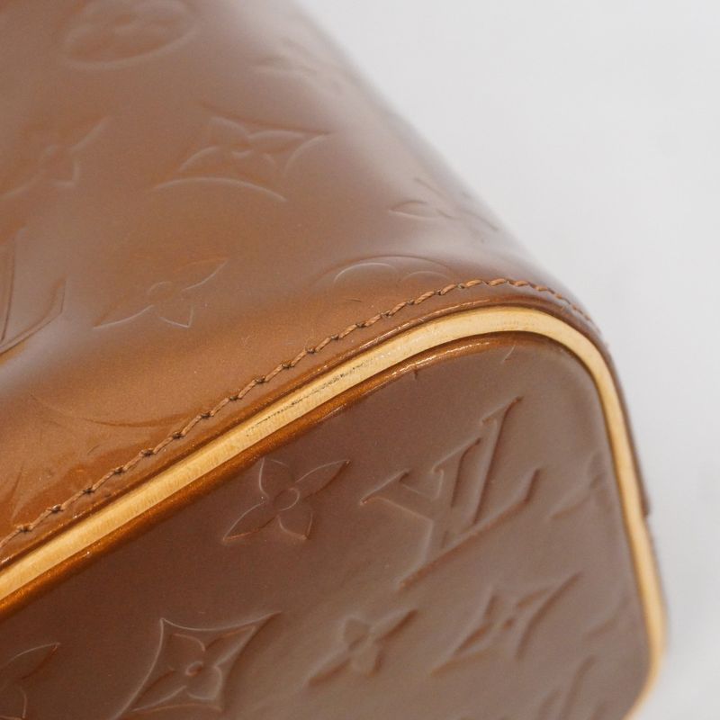 Louis Vuitton Tote Bag Vernis Houston M91122 Bronze Ladies