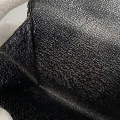 Louis Vuitton Trifold Wallet Epi Portomonebier Carte Cles Di M63482 Noir Black