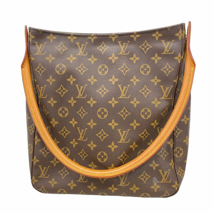 Louis Vuitton Shoulder Bag Monogram Looping GM M51145 Brown Ladies