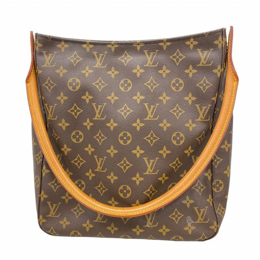 Louis Vuitton Shoulder Bag Monogram Looping GM M51145 Brown Ladies