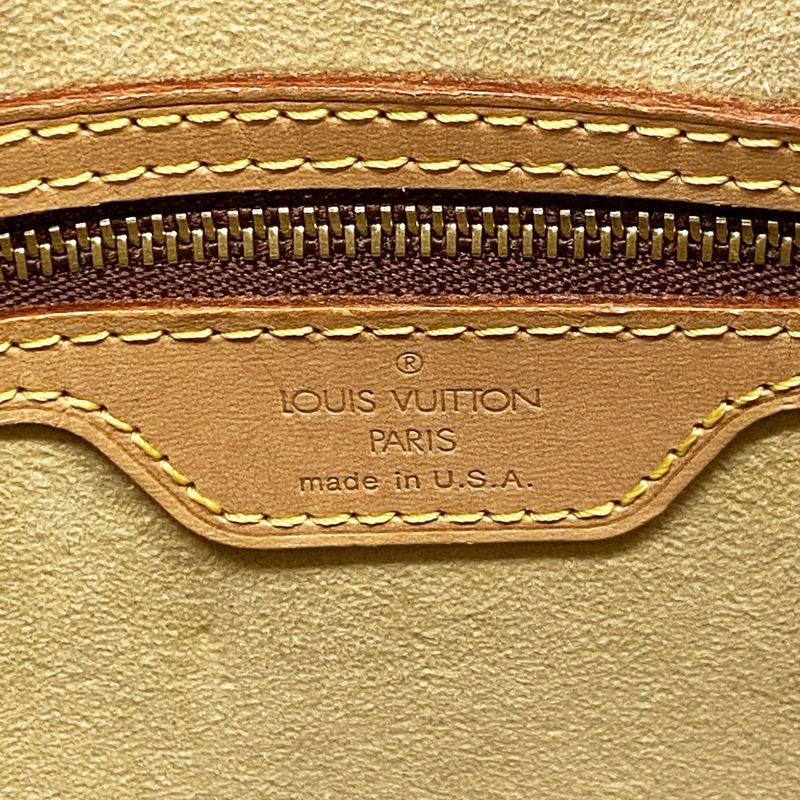 Louis Vuitton Shoulder Bag Monogram Looping GM M51145 Brown Ladies