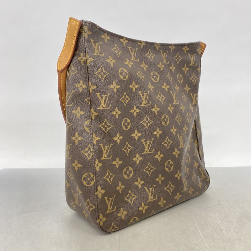 Louis Vuitton Shoulder Bag Monogram Looping GM M51145 Brown Ladies