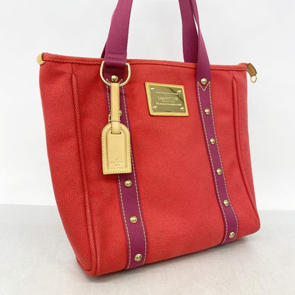 Louis Vuitton Tote Bag Antigua Cabas MM M40034 Rouge Ladies