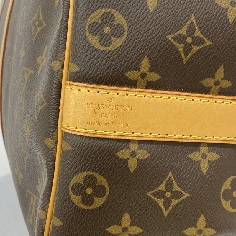 Louis Vuitton Boston Bag Monogram Keepall Bandoliere 50 M41416 Brown Men Women