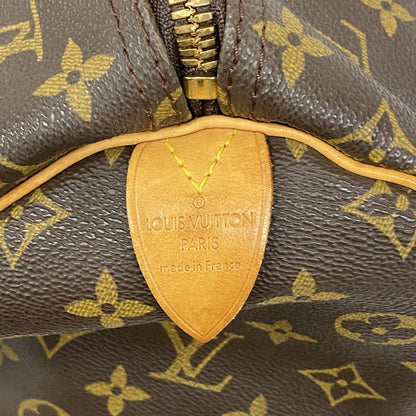 Louis Vuitton Boston Bag Monogram Keepall 55 M41424 Brown Men Women Unisex
