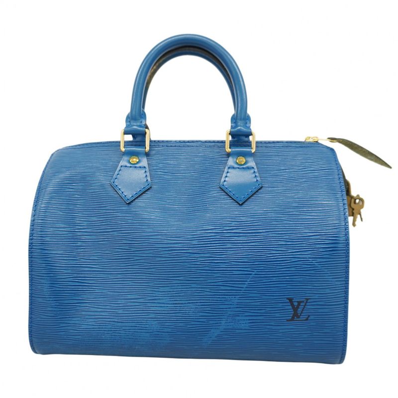 Louis Vuitton Handbag Epi Speedy 25 M43015 Toledo Blue Ladies
