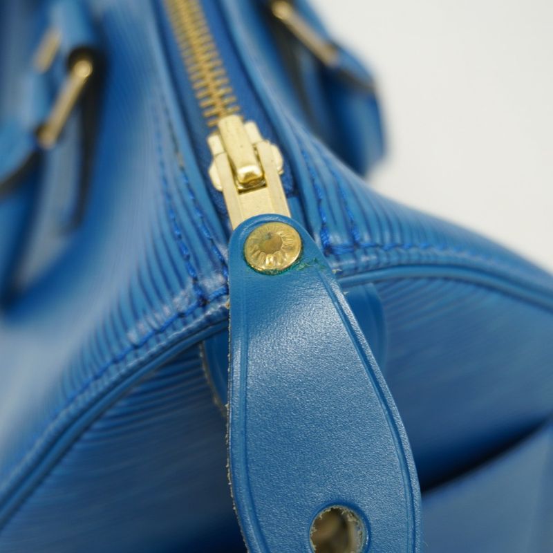 Louis Vuitton Handbag Epi Speedy 25 M43015 Toledo Blue Ladies