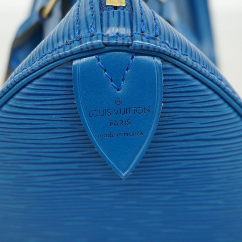 Louis Vuitton Handbag Epi Speedy 25 M43015 Toledo Blue Ladies