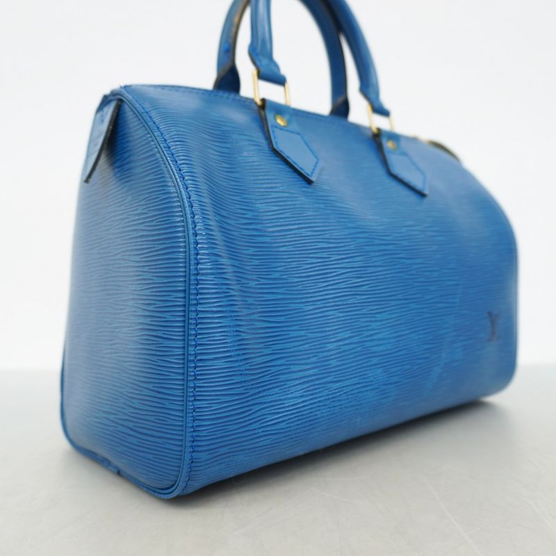 Louis Vuitton Handbag Epi Speedy 25 M43015 Toledo Blue Ladies