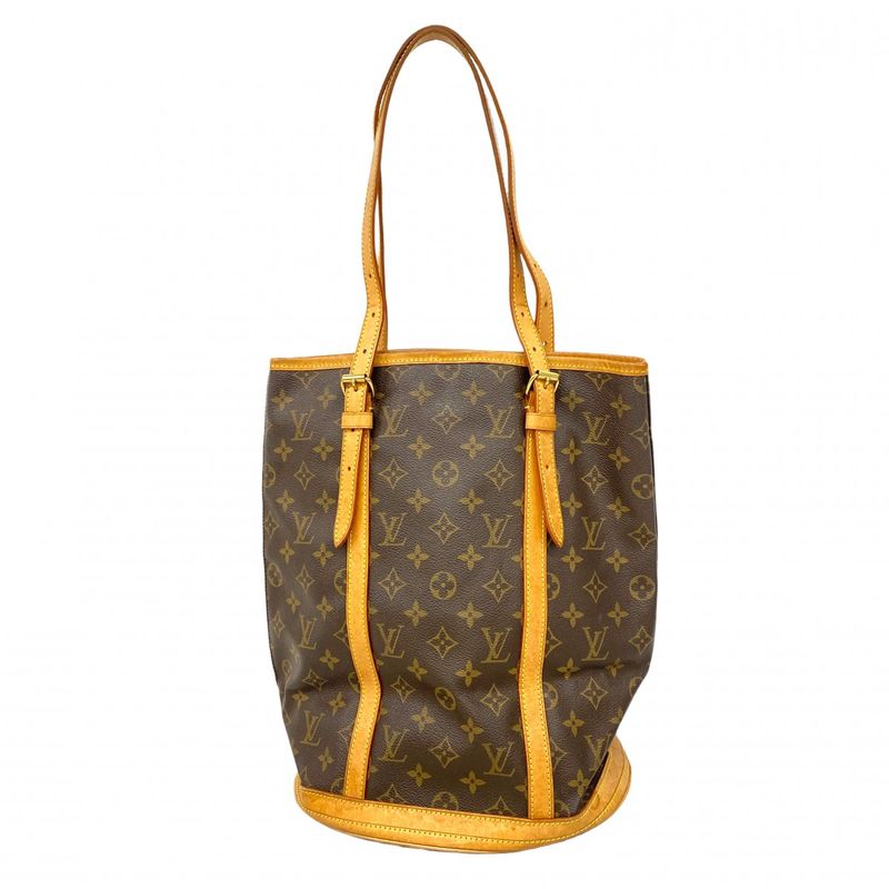 Louis Vuitton Tote Bag Monogram Bucket GM M42236 Brown Ladies