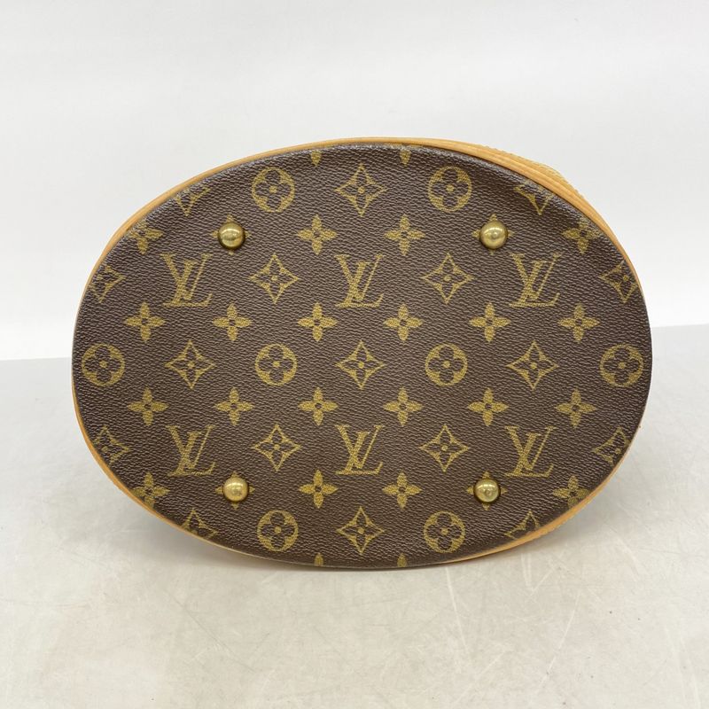 Louis Vuitton Tote Bag Monogram Bucket GM M42236 Brown Ladies