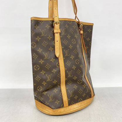 Louis Vuitton Tote Bag Monogram Bucket GM M42236 Brown Ladies