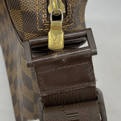 Louis Vuitton Shoulder Bag Damier Olaf PM N41442 Ebene Women's