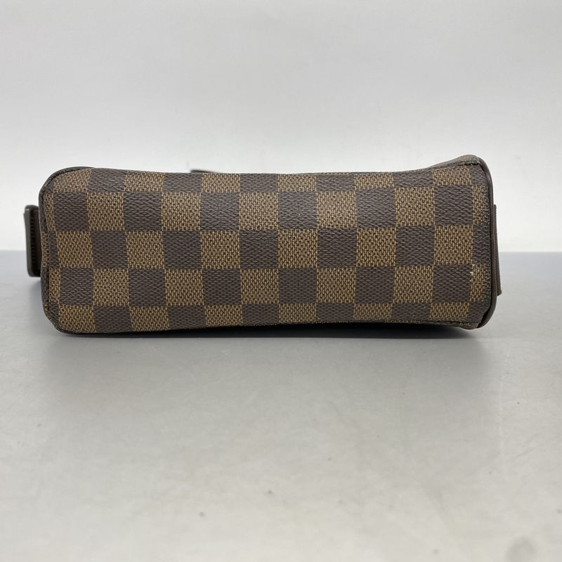 Louis Vuitton Shoulder Bag Damier Olaf PM N41442 Ebene Women's