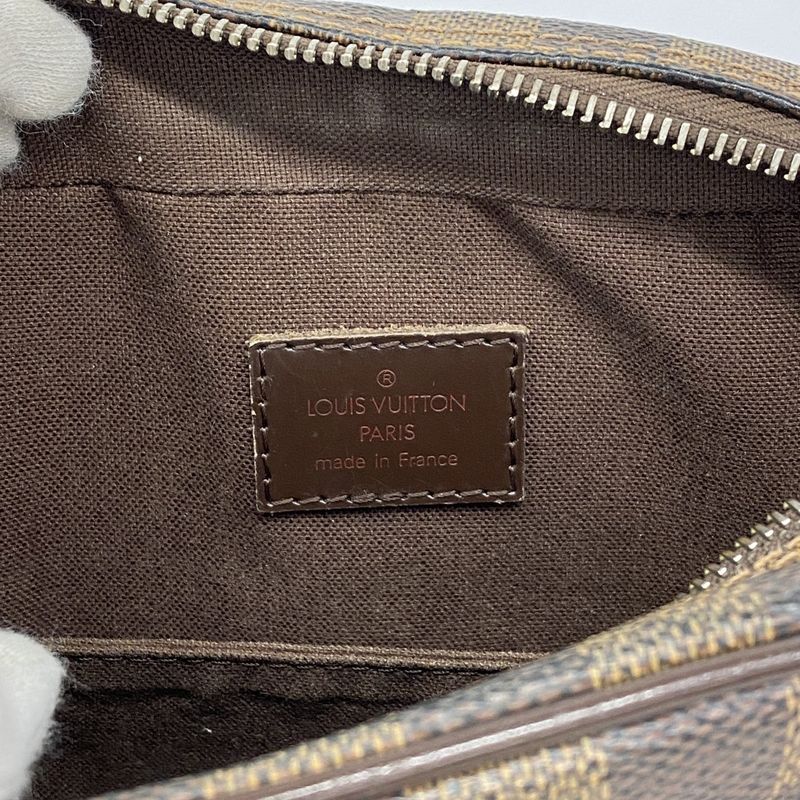 Louis Vuitton Shoulder Bag Damier Olaf PM N41442 Ebene Women's