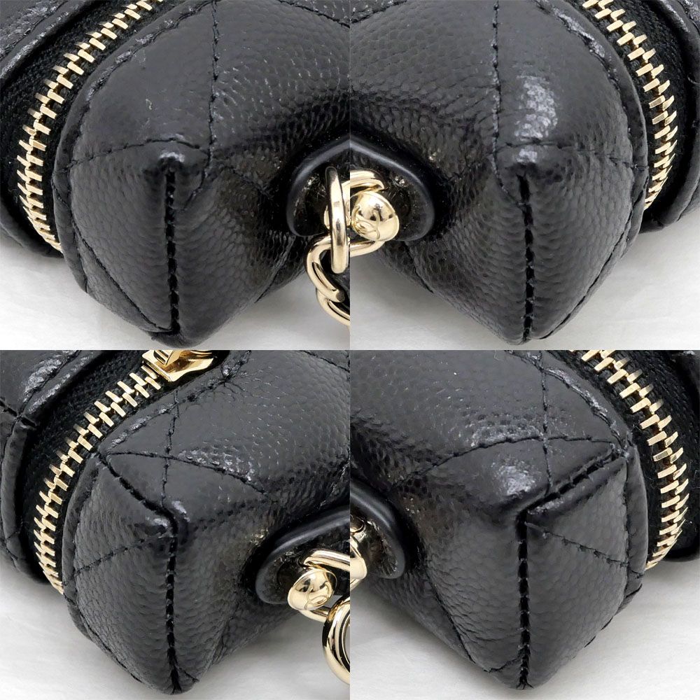 Chanel Chanel Bag Charm Classic Mini Quilted Ap4897 Random BK GD Grain