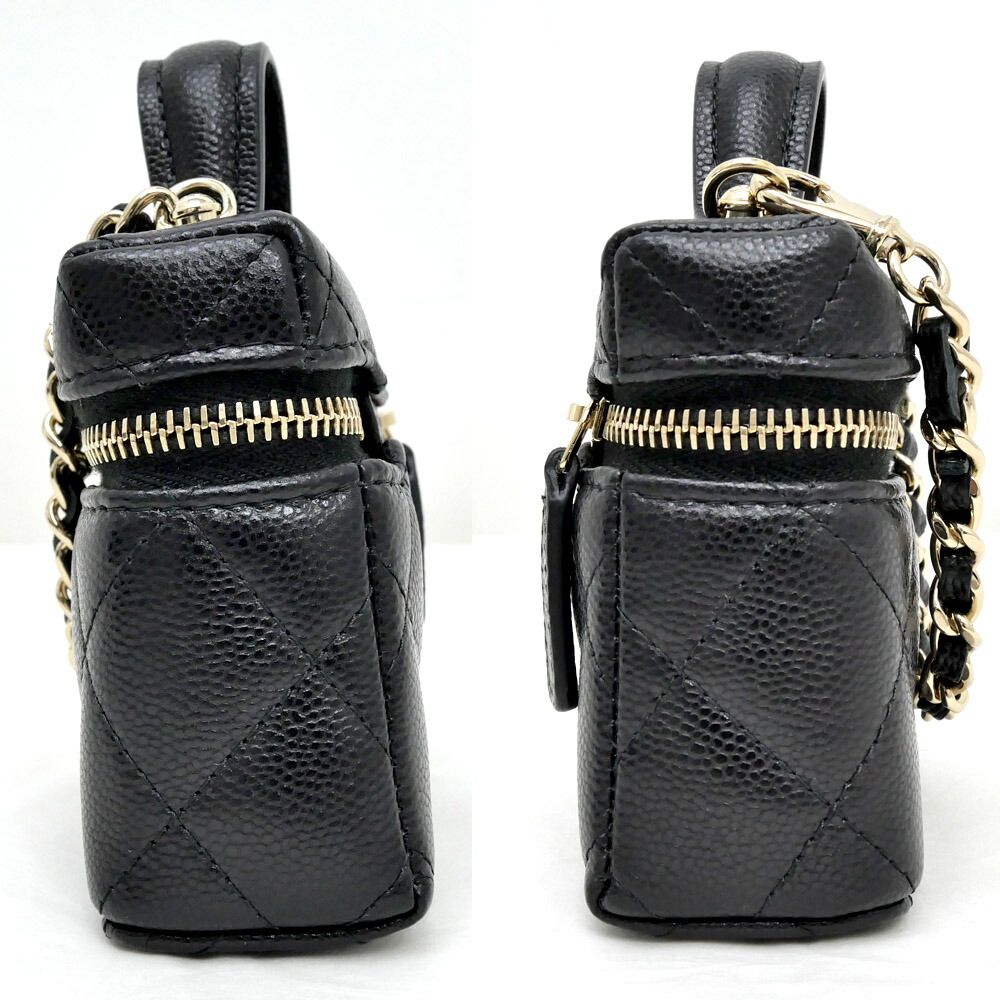 Chanel Chanel Bag Charm Classic Mini Quilted Ap4897 Random BK GD Grain