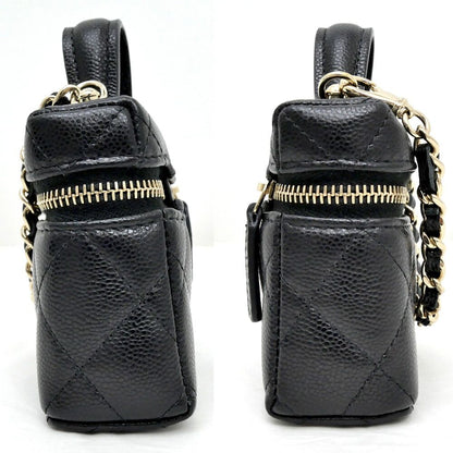 Chanel Chanel Bag Charm Classic Mini Quilted Ap4897 Random BK GD Grain