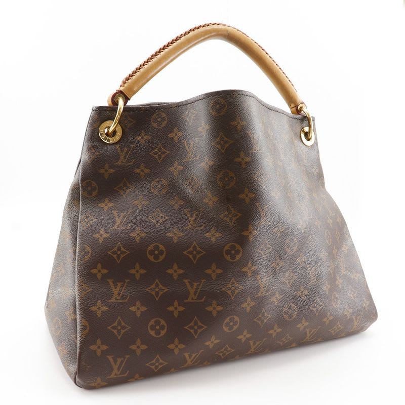 Louis Vuitton Artsy MM Monogram Canvas Brown Women's Shoulder Bag