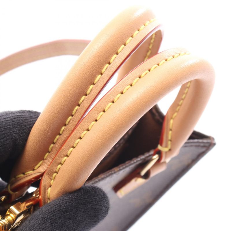 Louis Vuitton Handbag Petite Sac Plastic M69442 PVC Coated Canvas Leather