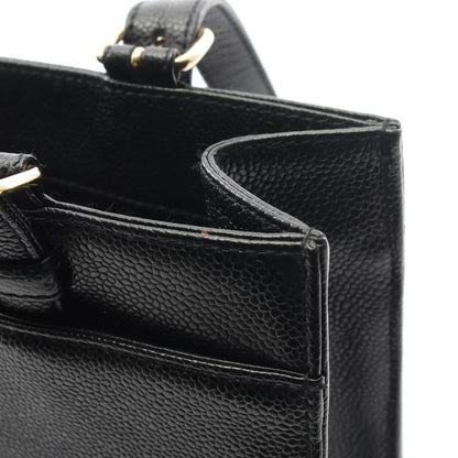 Chanel Chanel Tote Bag Black Caviar Leather Turnlock