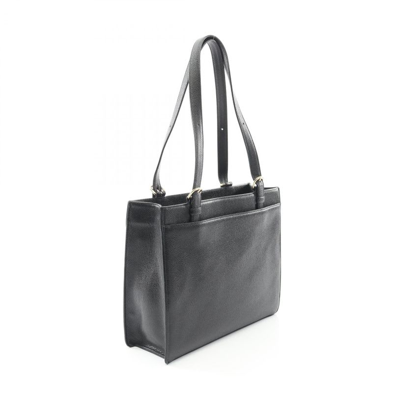 Chanel Chanel Tote Bag Black Caviar Leather Turnlock