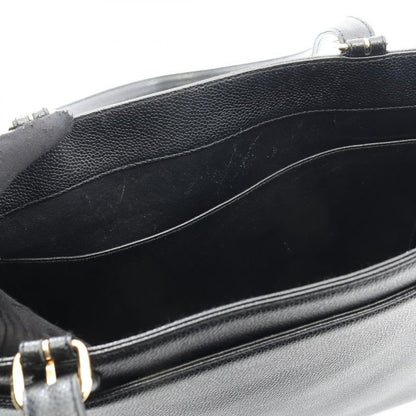 Chanel Chanel Tote Bag Black Caviar Leather Turnlock