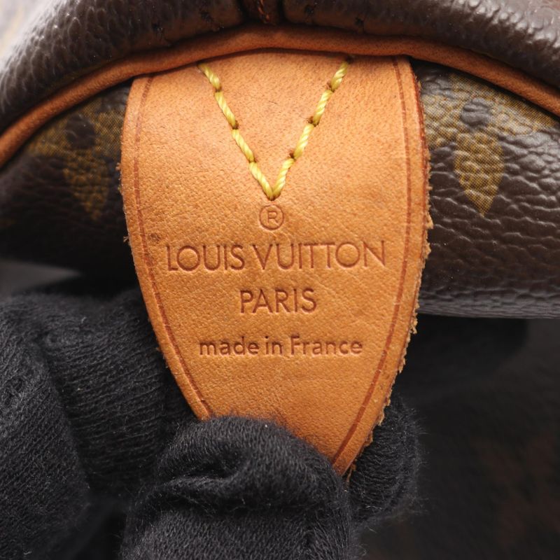 Louis Vuitton Handbag Speedy 30 M41526 PVC Coated Canvas Leather Speedy 30