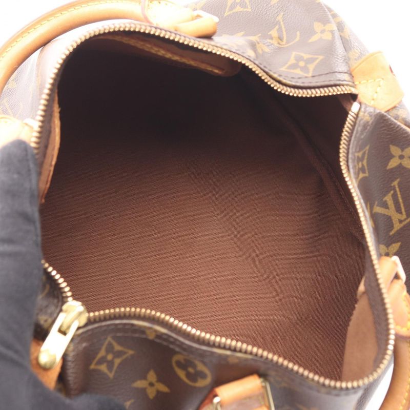 Louis Vuitton Handbag Speedy 30 M41526 PVC Coated Canvas Leather Speedy 30
