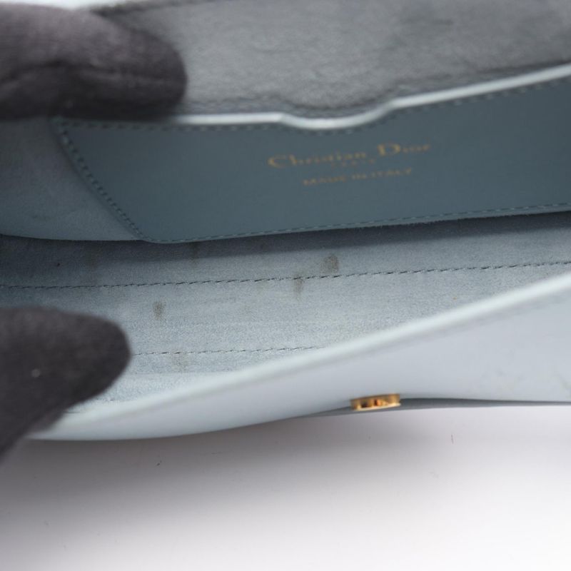 Dior Shoulder Bag Bobby East-west Light Blue Leather Bobby East-west Bag Ladies