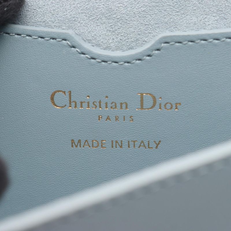 Dior Shoulder Bag Bobby East-west Light Blue Leather Bobby East-west Bag Ladies