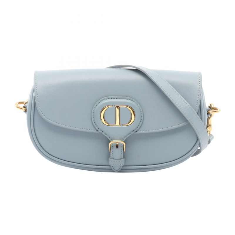 Dior Shoulder Bag Bobby East-west Light Blue Leather Bobby East-west Bag Ladies
