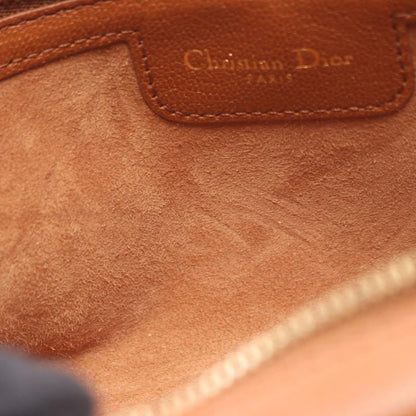 Dior Shoulder Bag Double Saddle Pouch Brown Leather Double Saddle Pouch