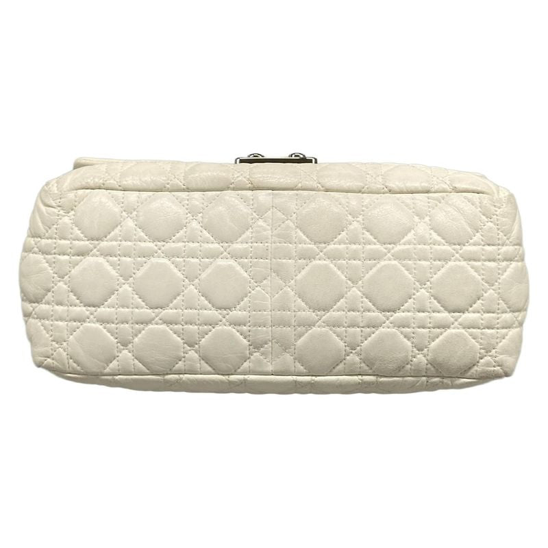 Dior Christian Dior Shoulder Bag New Rock Cannage Stitch Ivory Chain Shoulder