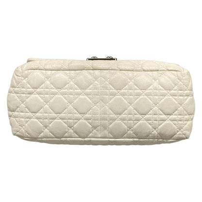 Dior Christian Dior Shoulder Bag New Rock Cannage Stitch Ivory Chain Shoulder