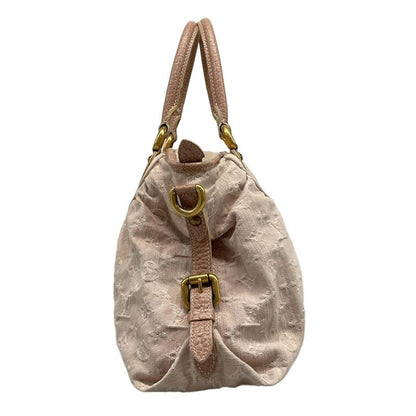 Louis Vuitton Handbag Monogram Denim Neocabby MM M95836 Rose Cotton Leather