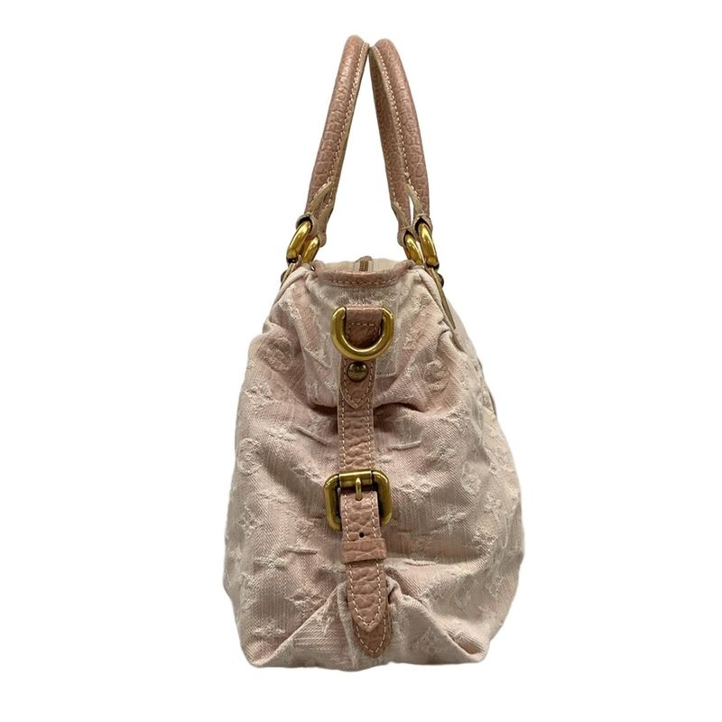 Louis Vuitton Handbag Monogram Denim Neocabby MM M95836 Rose Cotton Leather
