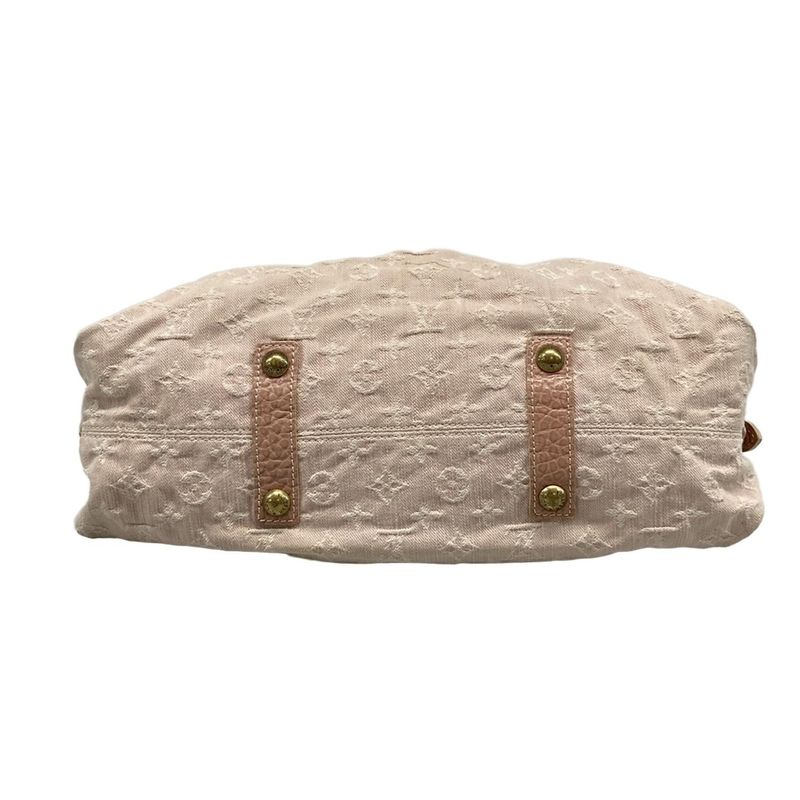 Louis Vuitton Handbag Monogram Denim Neocabby MM M95836 Rose Cotton Leather