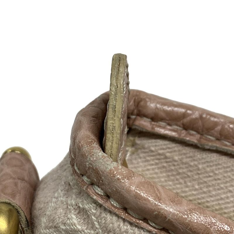 Louis Vuitton Handbag Monogram Denim Neocabby MM M95836 Rose Cotton Leather