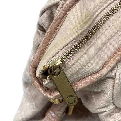 Louis Vuitton Handbag Monogram Denim Neocabby MM M95836 Rose Cotton Leather
