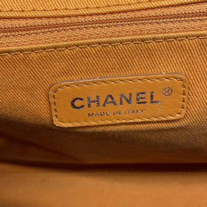 Chanel Shoulder Bag Deauville Beau Ring Bag Orange Chain Shoulder Silver