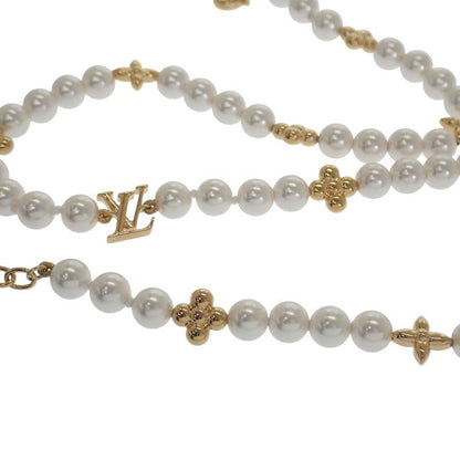 Louis Vuitton My Pearl Necklace GP Gold Ladies