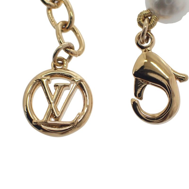 Louis Vuitton My Pearl Necklace GP Gold Ladies