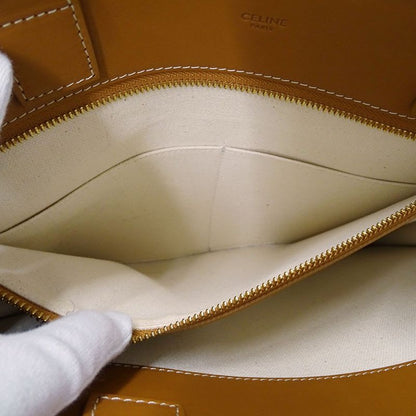 Celine Bag Tote Canvas Vertical Cabas Large Brown Ivory