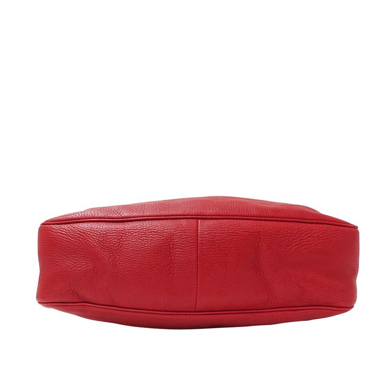 Gucci Bag Women's Brand Handbag Shoulder Bag 2way Bamboo Leather Red 282315