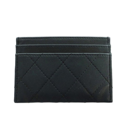 Chanel Matelasse Classic Card Case Black SS • OS