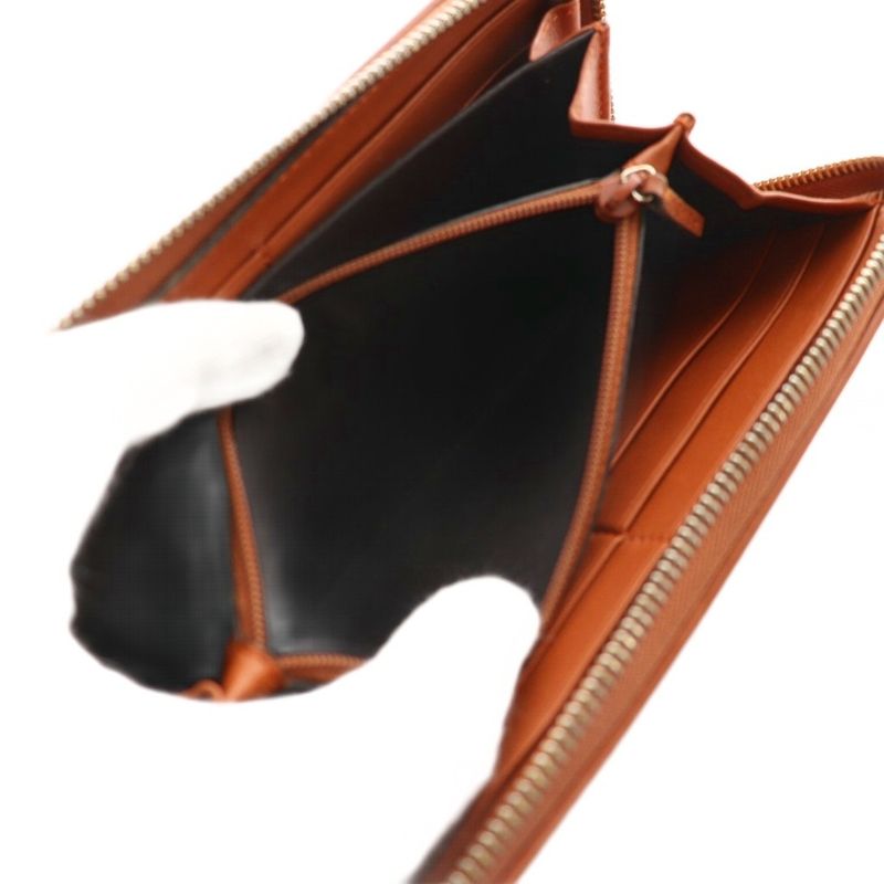 Gucci Sukey Interlocking G Long Wallet Leather GG Brown SS • OS