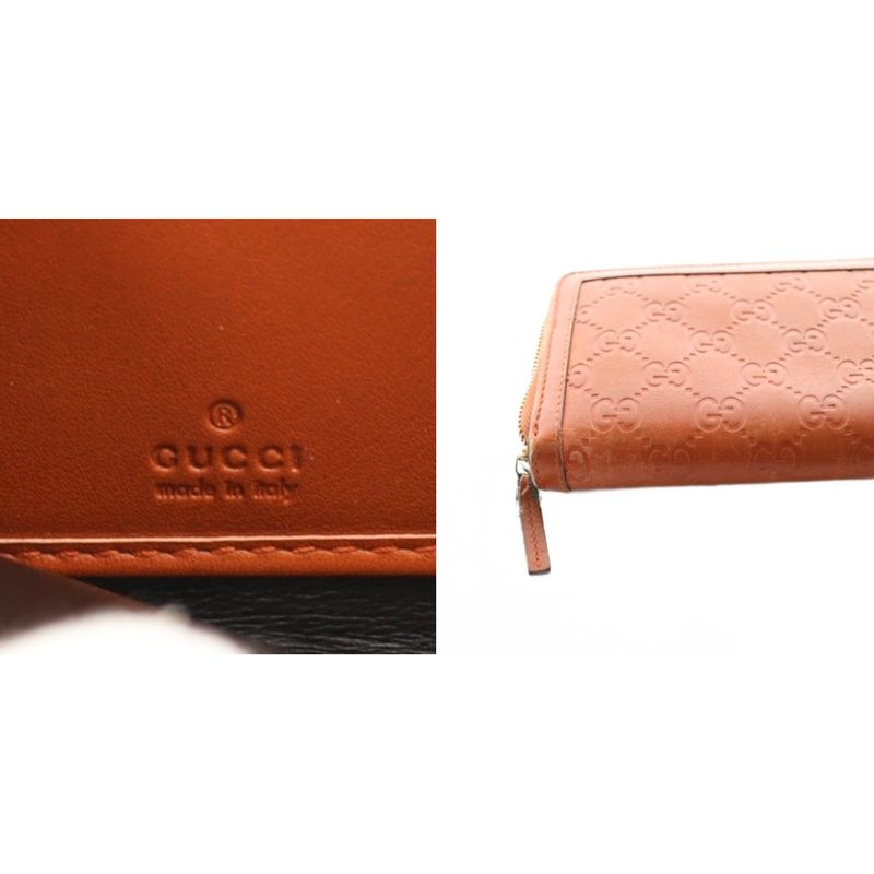 Gucci Sukey Interlocking G Long Wallet Leather GG Brown SS • OS